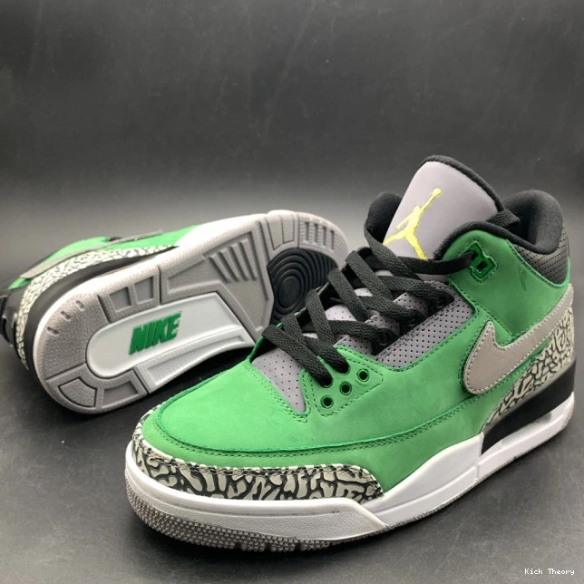 Kick Theory AJ3 Oregon Retro Air Tinker shoes Ducks Jordan PE 867493 3 0724